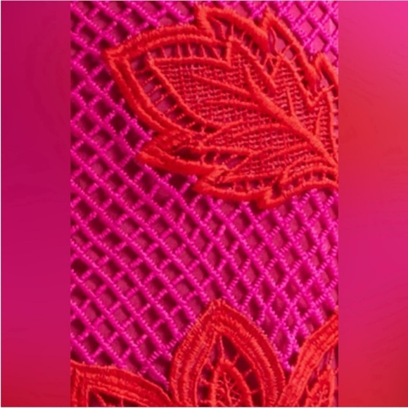 Farm Rio Guipuire Bicolor Maxi Dress - Picture 3 of 10